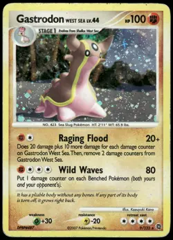 Pokemon Gastrodon West Sea Holo Rare Secret Wonders 9/132 HP Holo - Image 1