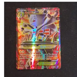 Pokemon M Mewtwo EX Breakthrough 160/162 Full Art Ultra Rare 210 HP Holo - Image 1