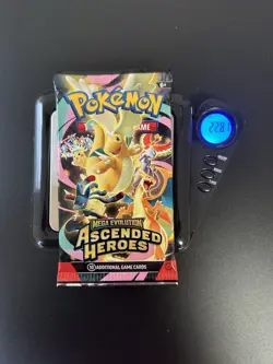 VERY HEAVY! GOD PACKUUU 22.81g Ascended Heroes Pokemon TCG Booster (SEALED) - Image 1