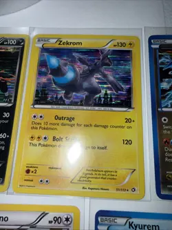 Pokemon 5th Gen Holo Card Lot Plasma Storm Kyurem Houndoom Zekrom Reshiram - Image 5