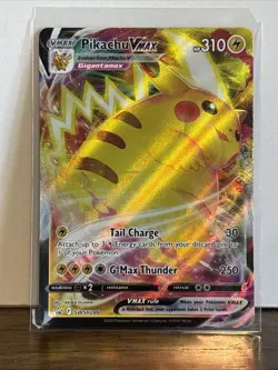 Pokemon TCG Pikachu VMAX Black Star Promo SWSH286 Sword and Shield - Image 1
