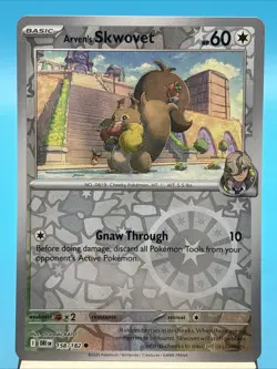 Pokemon TCG - Arven's Skwovet - 158/182 - SV10: Destined Rivals - Reverse Holo - Image 1