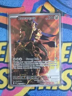 Zamazenta 201/182 Illustration Rare Pokemon Sv10: Destined Rivals - Image 1