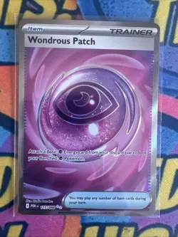 The Pokemon Company Wondrous Patch Holo POR 117/088 Trainer Item Uncommon - Image 1