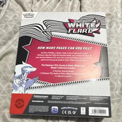Pokemon Scarlet & Violet White Flare Binder & Booster Packs Collection Box - Image 2