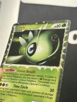 Pokemon Celebi🌀TRIPLE SWIRL🌀 Ultra Rare 92/102 LP Prime Triumphant 2010 92/102 - Image 1