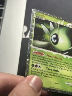 Pokemon Celebi🌀TRIPLE SWIRL🌀 Ultra Rare 92/102 LP Prime Triumphant 2010 92/102 - Image 3