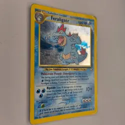 HOLO FERALIGATR 5/111 NEO GENESIS UNLIMITED HP POKEMON - Image 3