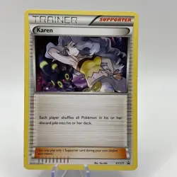 Karen XY177 Promo XY Promo Pokemon LP - Image 1