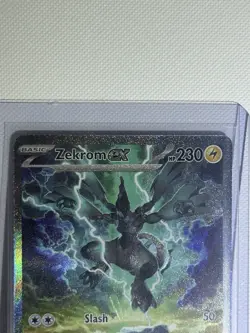 Pokemon Zekrom EX 166/086 Black Bolt Sir English Edition - Image 2