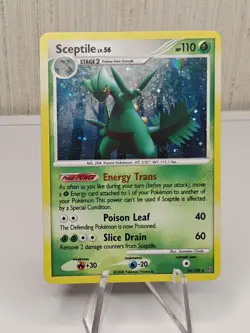 Sceptile 10/100 Holo - Pokemon Diamond & Pearl Stormfront Holo Rare NM W/Swirl🌀 - Image 1