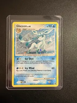 Pokemon Glaceon Deck Exclusives Holo Rare 020/100 2008 90 HP Ice Shot Icy Wind - Image 1