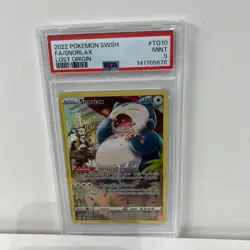 POKEMON TCG SNORLAX TG10/TG30 LOST ORIGIN - PSA 9 - Image 1