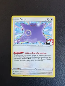 Pokemon TCG - Ditto 107/159 Play Stamped Prize Pack Series 3 Non Holo - Image 1