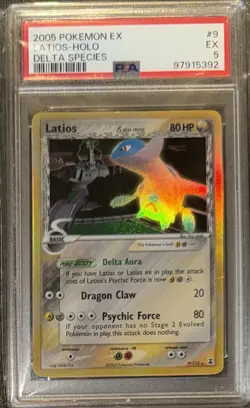 PSA 5 Pokemon Holo Lot Lugia Latios Feraligator Nidoking Vintage Slabs - Image 4