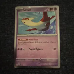 Pokemon TCG Latias SVP 139 Scarlet & Violet Black Star Promo - Image 1