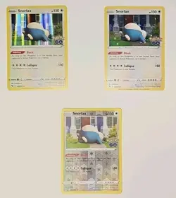 Snorlax 055/078 Cosmo Holo Regular Holo and Reverse Holo Pokemon Go - Image 1