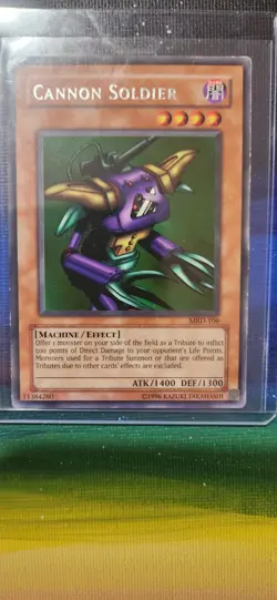 Yu-Gi-Oh! Cannon Soldier Metal Raiders UNLIMITED FOIL LETTERING MRD-106 - Image 1