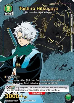 Toshiro Hitsugaya Promo Gold Foil - UEPR/BLC-1-084 NM - Union Arena - Image 1