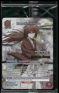 Kenshin Himura RNK-1-086 Release Event WINNER Sealed - Union Arena TCG - Image 1