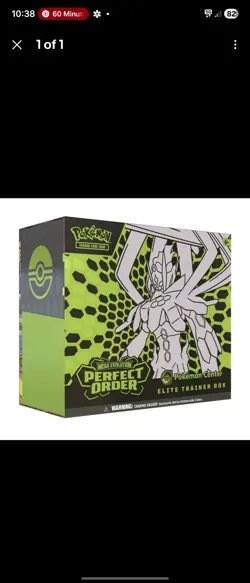 Pokemon Mega Evolution Perfect Order Pokemon Center ETB - New & Sealed - Image 3