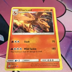 Pokemon Charizard 5/18 Detective Pikachu Promo Holo Rare Stage 2 180 HP - Image 2