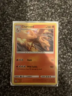 Pokemon TCG Charizard Detective Pikachu Holo Card 5/18 2019 - Image 1