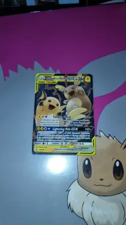 Raichu And Alolan Raichu GX 54/236 Unified Minds Tag Team Pokemon TCG - Image 1