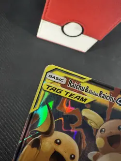 Raichu And Alolan Raichu GX 54/236 Unified Minds Tag Team Pokemon TCG - Image 4