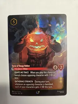 DISNEY LORCANA THE HEADLESS HORSEMAN TERROR OF SLEEPY HOLLOW ENCHANTED 232/204 - Image 1