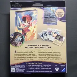 Disney Lorcana Fabled Collection Starter Set Glimmer Tinkerbell Promo New Sealed - Image 2