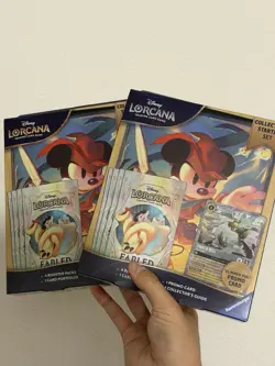 New Disney Lorcana: Fabled Collection Starter Set Glimmer Foil Promo Booster - Image 1