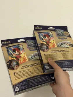 New Disney Lorcana: Fabled Collection Starter Set Glimmer Foil Promo Booster - Image 2