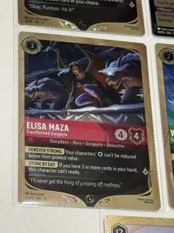 Disney Lorcana Winterspell League Play OP FOIL PROMO Cards Set of 5 - Image 4