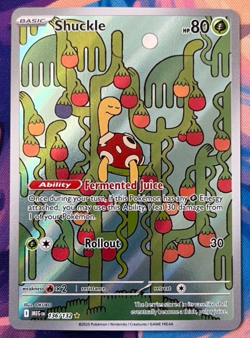 Shuckle 136/132 Mega Evolution Illustration Rare Holo NM English - Image 1