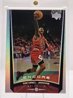 MINT 1998-99 Upper Deck Encore HOLO PRIZM #91 Michael Jordan NBA Bulls GOAT - Image 1