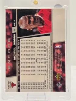 MINT 1998-99 Upper Deck Encore HOLO PRIZM #91 Michael Jordan NBA Bulls GOAT - Image 2