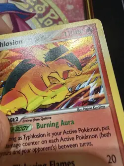 Typhlosion Unseen Forces Holo Rare Card 17/115 Pokemon Card - HP - Image 2