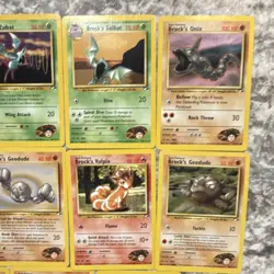 Pokemon TCG Gym Heroes 11 Card Lot - Brock's Zubat, Golbat, Onix sandshrew - Image 2
