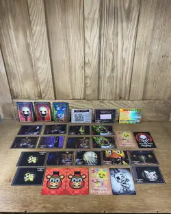 Five Nights At Freddy’s 2016 Trading Card Bundle X27 Total - Image 1