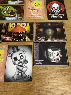 Five Nights At Freddy’s 2016 Trading Card Bundle X27 Total - Image 5