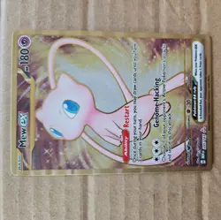 Mew ex Gold Metal Card NM 205/165 Scarlet & Violet 151 Pokemon Card - Image 1