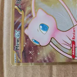 Mew ex Gold Metal Card NM 205/165 Scarlet & Violet 151 Pokemon Card - Image 2