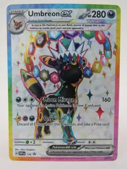 🌙✨Umbreon ex 176 SVP Black Star Promo Tera Full Art Pokemon Card – NM+/M 🌙✨ - Image 1
