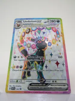 🌙✨Umbreon ex 176 SVP Black Star Promo Tera Full Art Pokemon Card – NM+/M 🌙✨ - Image 4