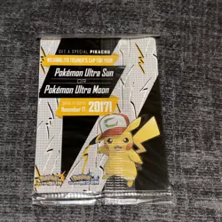 Pokemon Ash's Pikachu SM108 Promo Card Promo 2017 ORIGINAL SEAL - Image 4