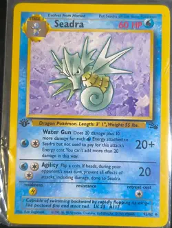 Pokemon Fossil 1st Edition Card Lot Seadra Psyduck Kabuto Golbat Muk Slowbro - Image 1