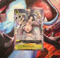 Bandai Boa Hancock OP14-112 Foil 10000 Power One Piece Card Game - Image 1
