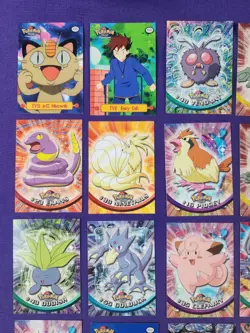 1999 Pokemon Topps Tv Cards Large Offering With Some Holos - Image 2