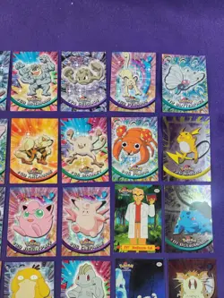 1999 Pokemon Topps Tv Cards Large Offering With Some Holos - Image 4